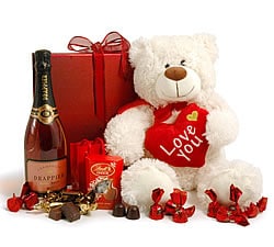  Teddy & Champagne Gift 