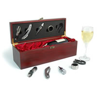 Wine Gifts & Wine Gift Boxes - White Wine & Wooden Gift Box 