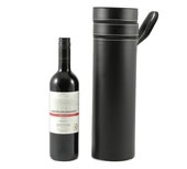 Red Wine in Faux Leather Case