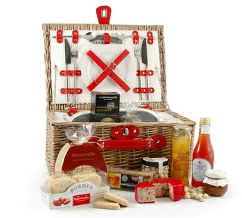 Red 2 Person Chiller Hamper