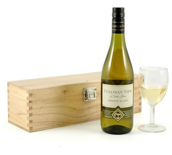 White Wine in Pine Box