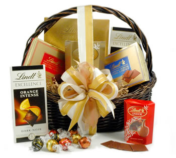  Lindt Chocolate Gift Basket 