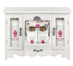 Fresh Linen Wooden Cupboard