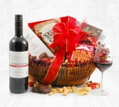 Wine Gifts & Wine Hampers - The Ruby Red Wine Gift Hamper