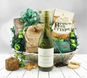 Wine Gifts & Wine Hampers - The Emerald White Wine Hamper