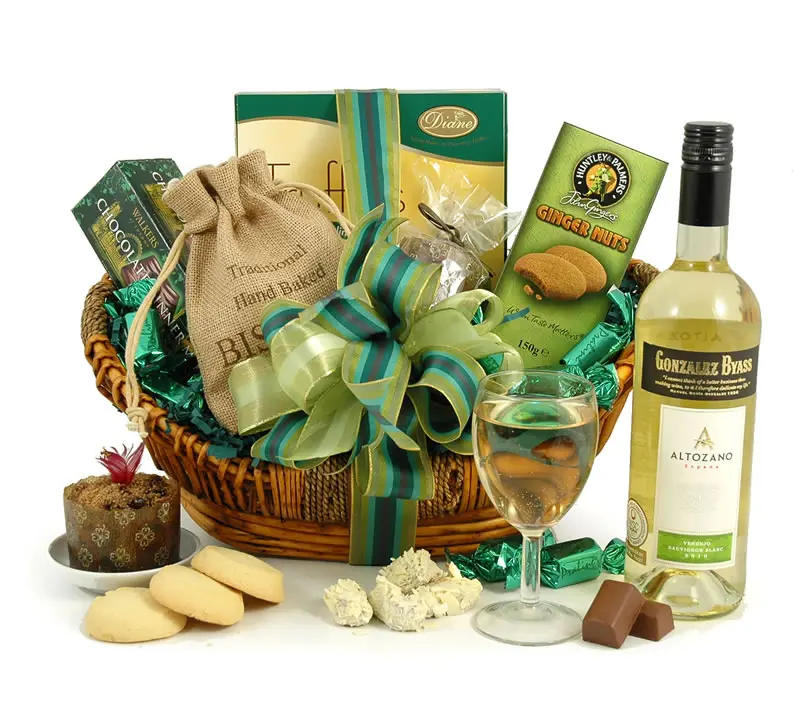 The Emerald White Wine Basket