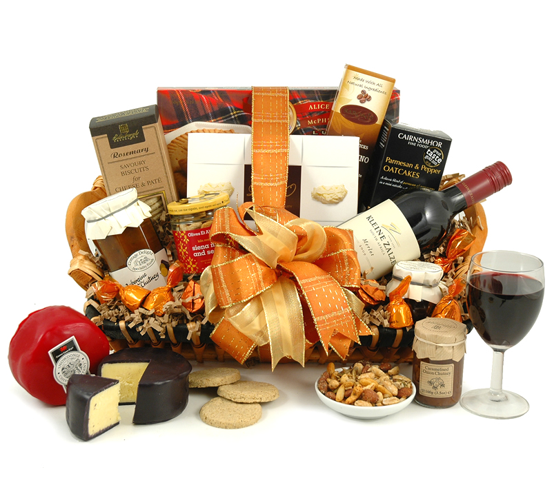 Wine and Cheese Feast Hamper from Hampergifts.co.uk