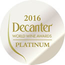 2016 Decanter World Wines Awards Platinum