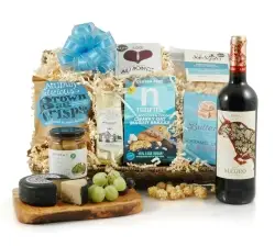 Luxury Gluten-Free Hamper | with Wine & Cheese
