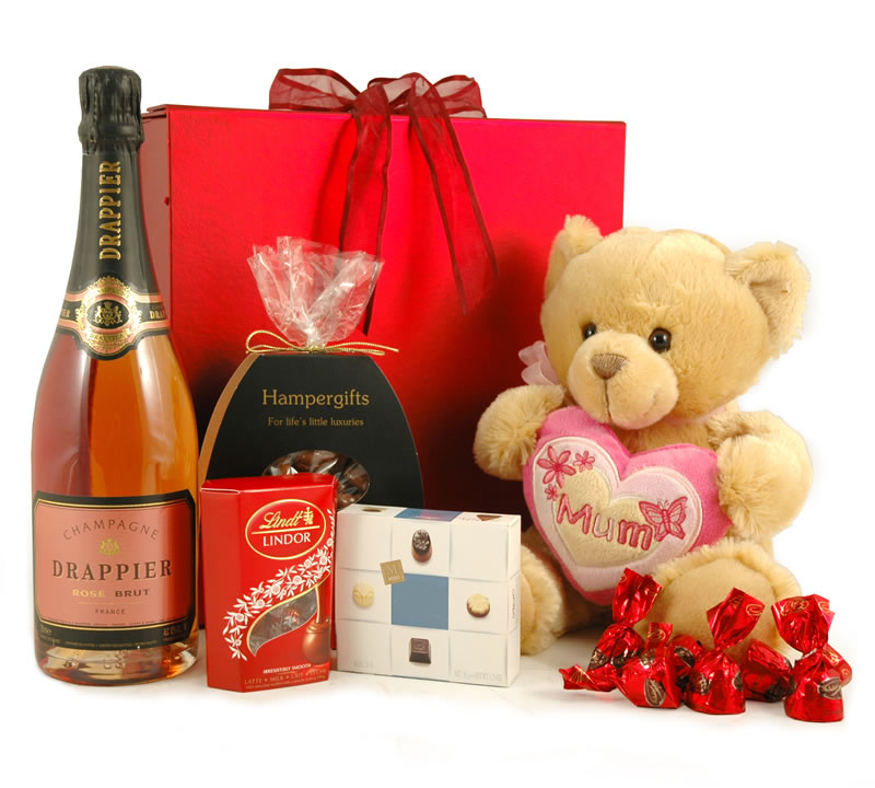 Pip Mum Teddy Bear + Champagne Hamper