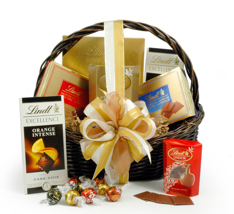 Lindt Chocolate Gift Basket