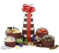 Chocolate & Nut Delight | 6-Tier Gift Tower