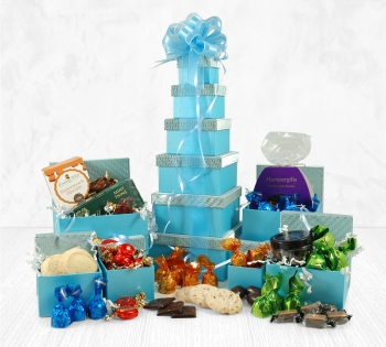 Corporate Christmas Hampers | Business Christmas Gifts | Hampergifts - Chocolate Indulgence 6-Tier Tower