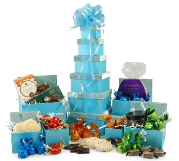 Sweet Treats Tower | Chocs & Cookies 6-Tier Gift Tower