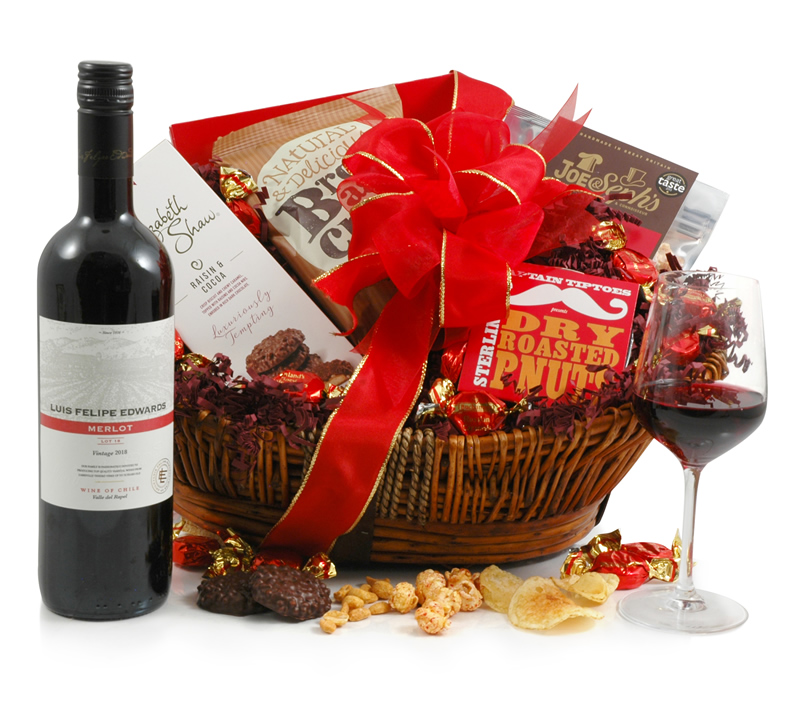 The Christmas Ruby Red Wine Xmas Hamper Buy Online For £4999 