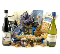 The Sapphire | Luxury Red & White Wine Hamper