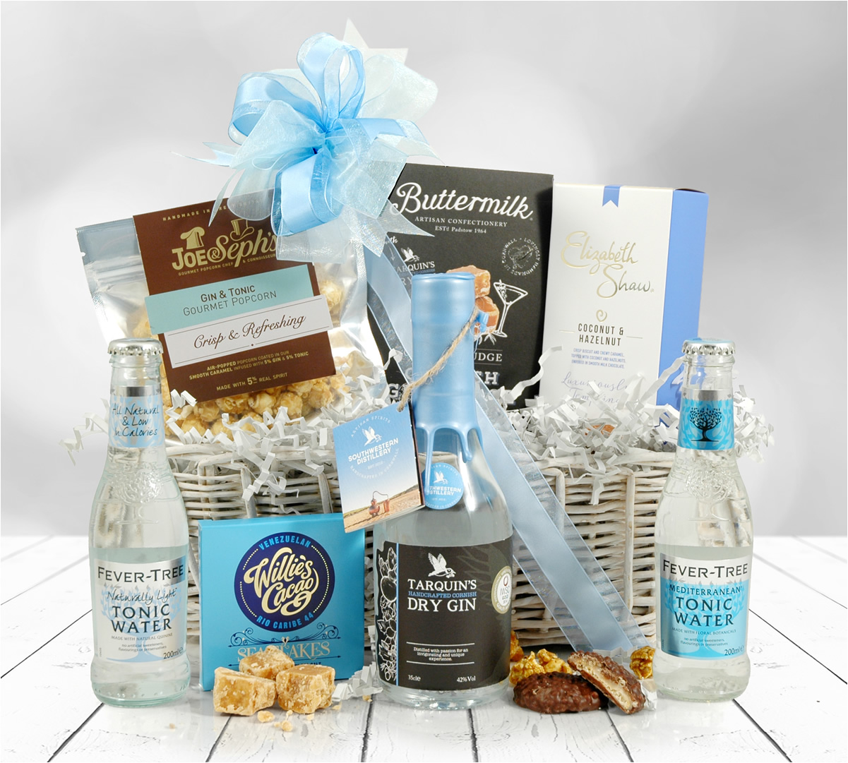 Gin & Treats Gift Basket Buy Online for £79.99