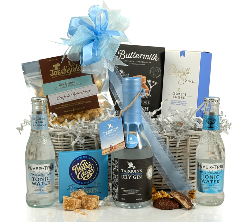 GIN & TREATS GIFT BASKET