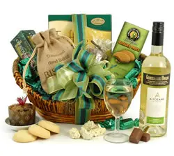 The Emerald White Wine Basket