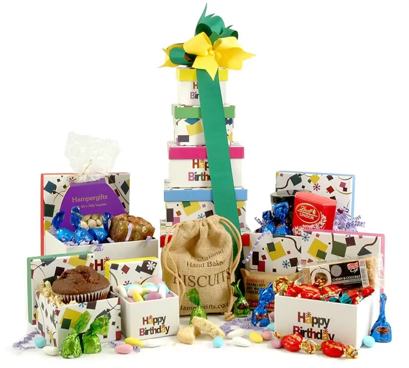 Happy Birthday Gift Tower